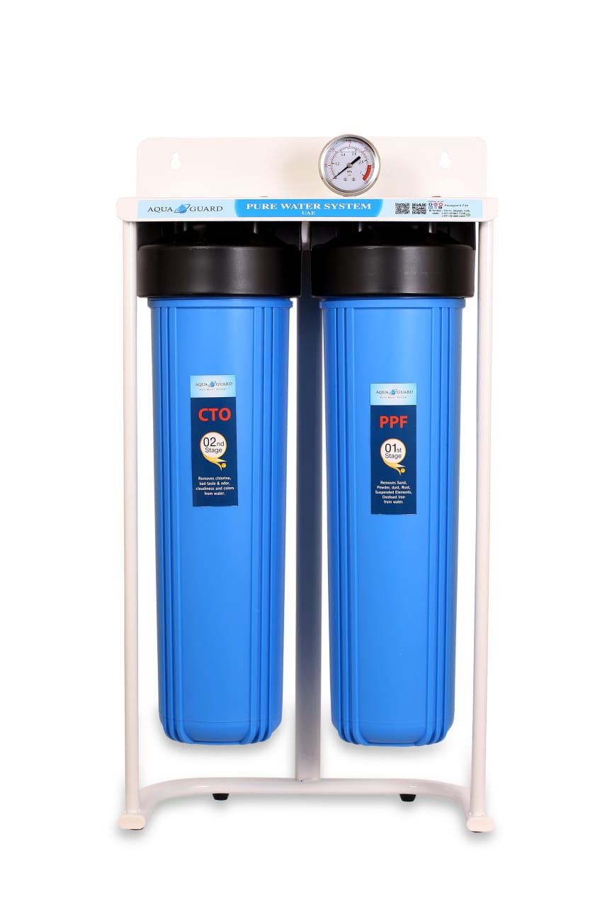 2 STAGE JUMBO VILLA & APARTMENT MAIN PIPELINE WATER FILTRATION SYSTEM