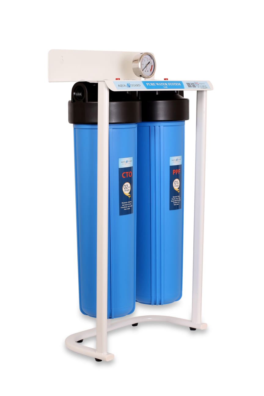 2 STAGE JUMBO VILLA & APARTMENT MAIN PIPELINE WATER FILTRATION SYSTEM