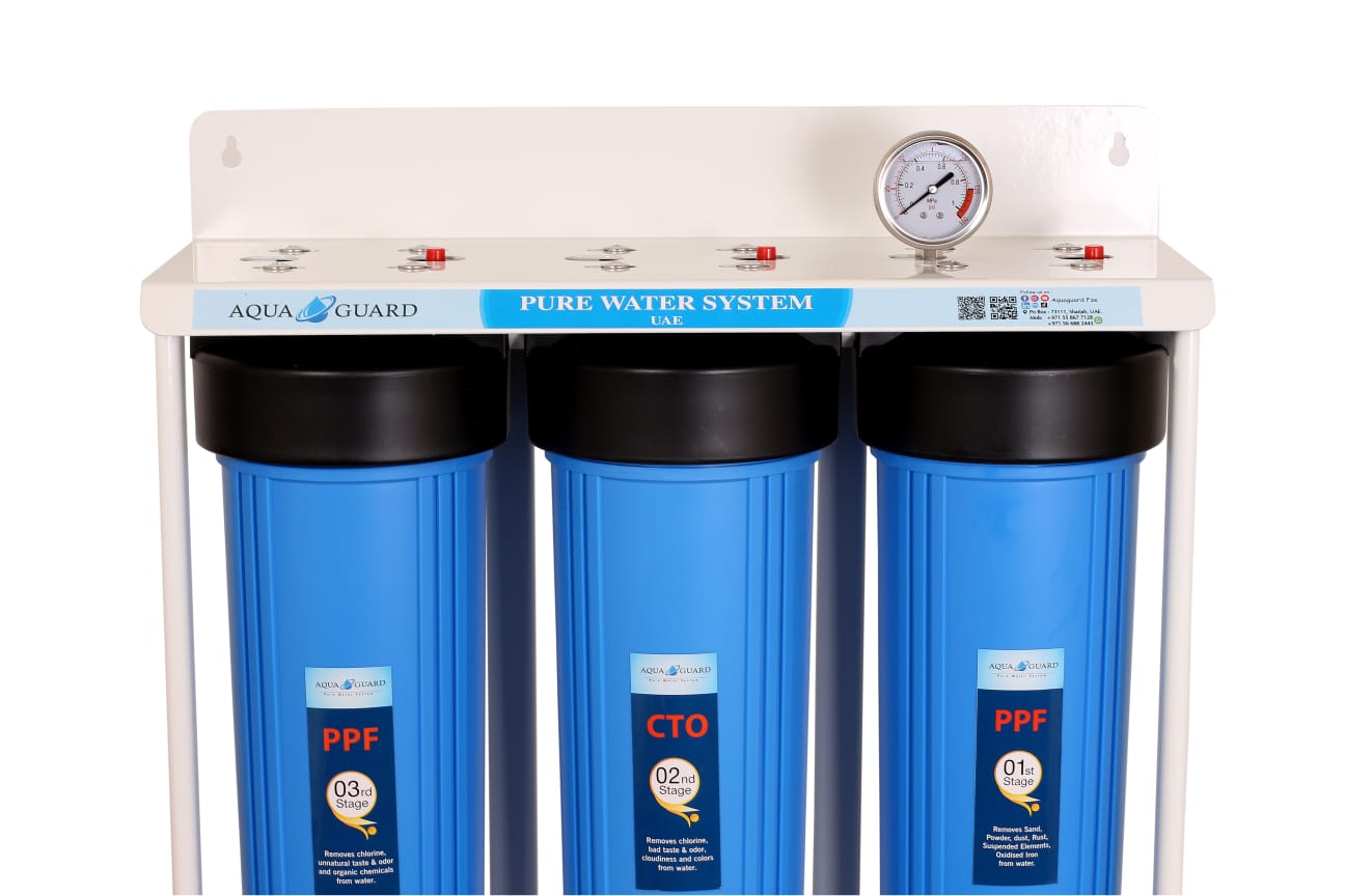 3 STAGE JUMBO VILLA & APARTMENT MAIN PIPELINE WATER FILTRATION SYSTEM