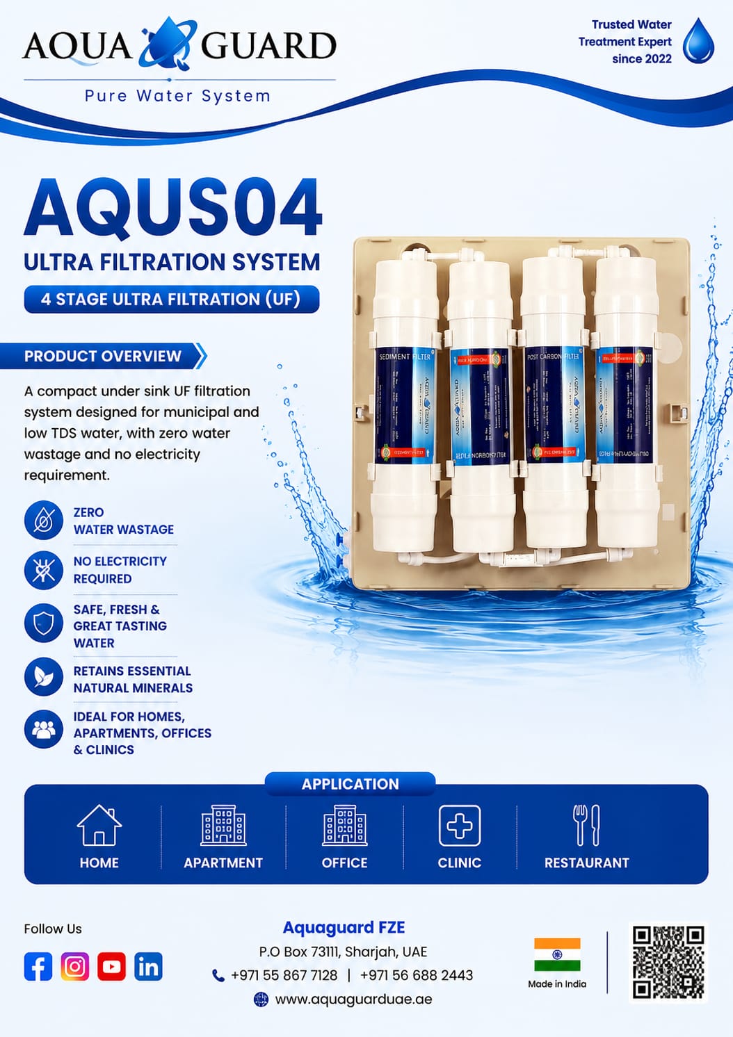 AQUS04 ULTRA FILTRATION SYSTEM