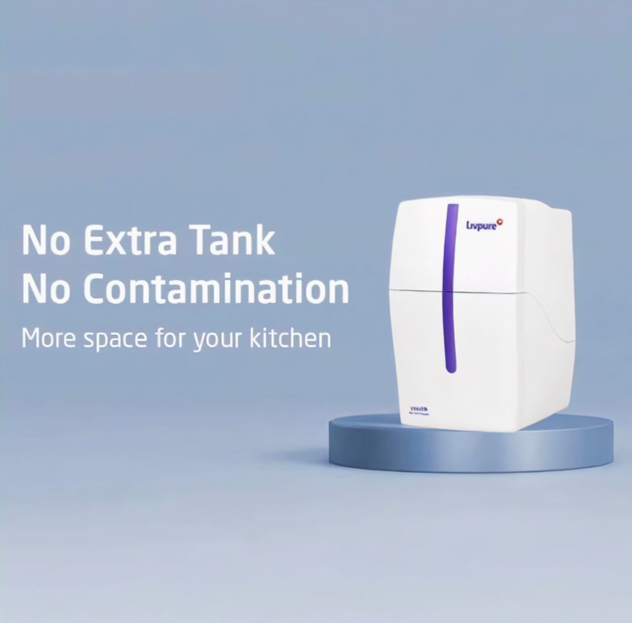 LIVPURE STEALTH UNDER THE COUNTER RO WATER PURIFIER